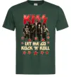 Мужская футболка Let me go rock n roll Темно-зеленый фото