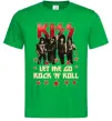 Мужская футболка Let me go rock n roll Зеленый фото