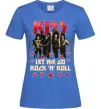 Жіноча футболка Let me go rock n roll Яскраво-синій фото