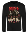 Свитшот Let me go rock n roll Черный фото