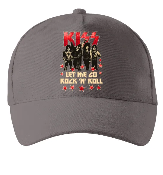 Кепка Let me go rock n roll Сірий фото