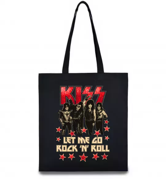 Эко-сумка Let me go rock n roll Черный фото