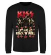 Світшот Let me go rock n roll Чорний фото