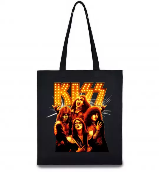 Эко-сумка Kiss end of the road Черный фото