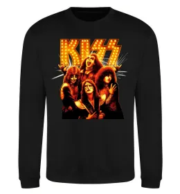 Свитшот Kiss end of the road Черный фото