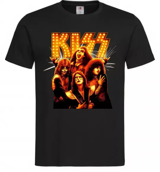 Мужская футболка Kiss end of the road Черный фото