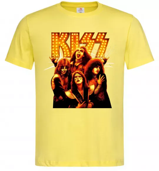 Мужская футболка Kiss end of the road Лимонный фото