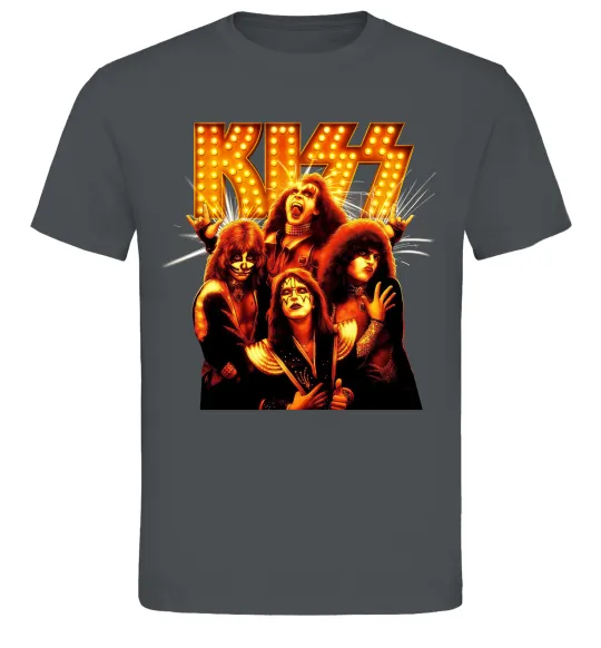 Мужская футболка Kiss end of the road Графит фото