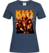 Женская футболка Kiss end of the road Темно-синий фото