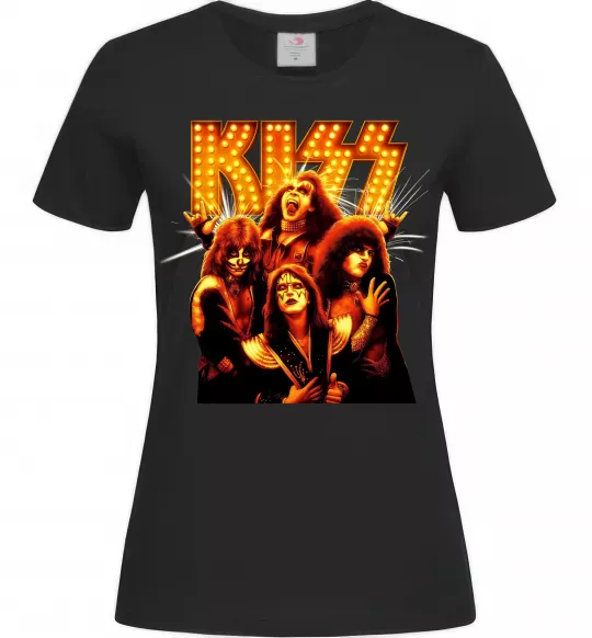 Женская футболка Kiss end of the road Черный фото