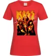 Женская футболка Kiss end of the road Красный фото