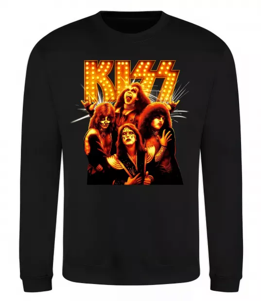 Свитшот Kiss end of the road Черный фото