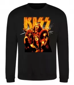 Свитшот Kiss end of the road Черный фото