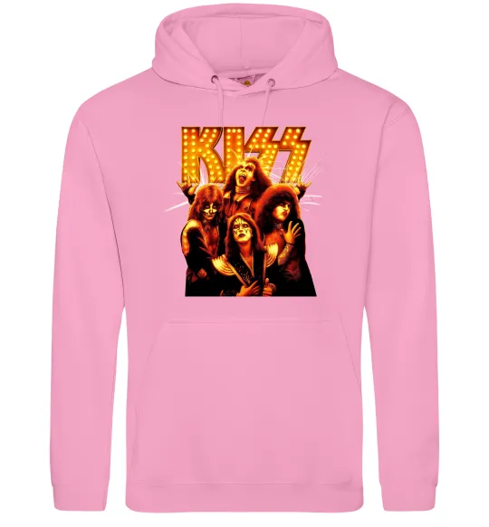 Женская толстовка (худи) Kiss end of the road Розовый фото