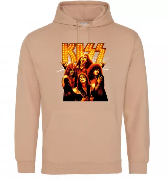 Жіноча толстовка (худі) Kiss end of the road Пісочний фото