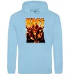 Женская толстовка (худи) Kiss end of the road Голубой фото