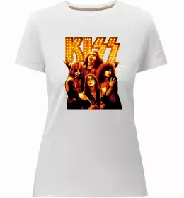 Женская премиум футболка Let me go rock n roll Черный фото