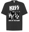 Футболка Оверсайз End of the road Kiss Чорний фото