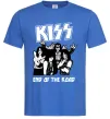 Мужская футболка End of the road Kiss Ярко-синий фото