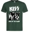 Мужская футболка End of the road Kiss Темно-зеленый фото