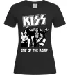 Женская футболка End of the road Kiss Черный фото