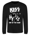 Світшот End of the road Kiss Чорний фото