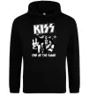 Мужская толстовка (худи) End of the road Kiss Черный фото