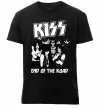 Чоловіча преміум футболка End of the road Kiss Чорний фото