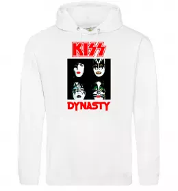 Чоловіча толстовка (худі) Kiss dynasty Білий фото