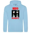 Мужская толстовка (худи) Kiss dynasty Голубой фото
