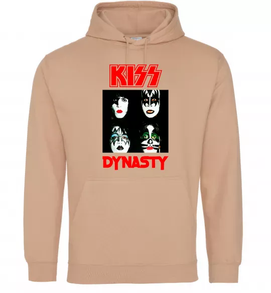 Жіноча толстовка (худі) Kiss dynasty Пісочний фото