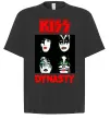 Футболка Оверсайз Kiss dynasty Чорний фото
