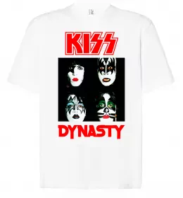 Футболка Оверсайз Kiss logo Чорний фото