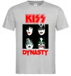 Мужская футболка Kiss dynasty Серый фото