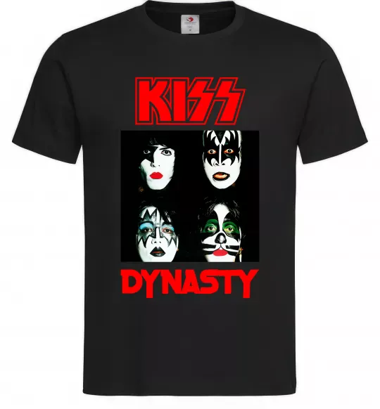 Мужская футболка Kiss dynasty Черный фото