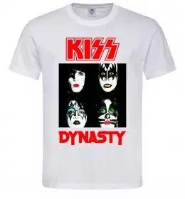 Мужская футболка Kiss dynasty Белый фото