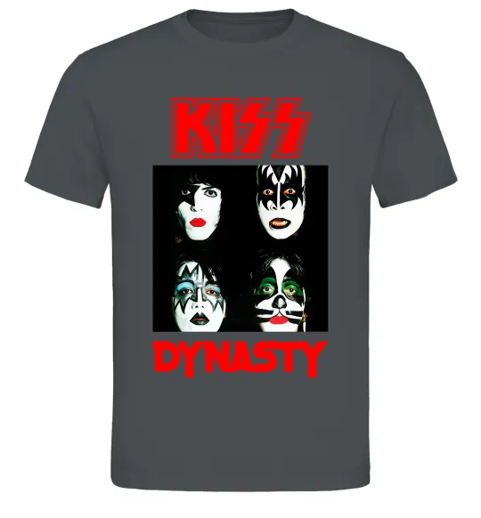 Мужская футболка Kiss dynasty Графит фото