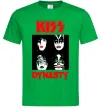Мужская футболка Kiss dynasty Зеленый фото