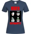 Жіноча футболка Kiss dynasty Темно-синій фото