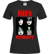 Жіноча футболка Kiss dynasty Чорний фото