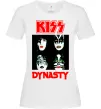 Жіноча футболка Kiss dynasty Білий фото