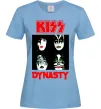 Жіноча футболка Kiss dynasty Блакитний фото