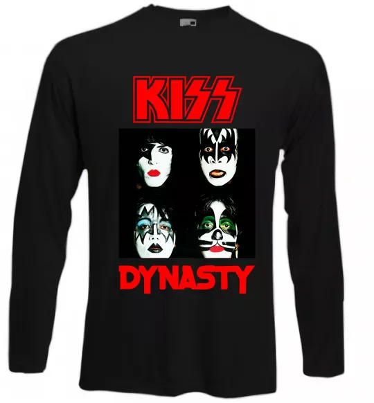 Лонгслив Kiss dynasty Черный фото
