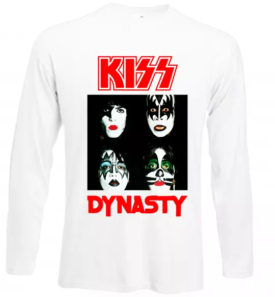 Лонгслив Kiss dynasty Белый фото