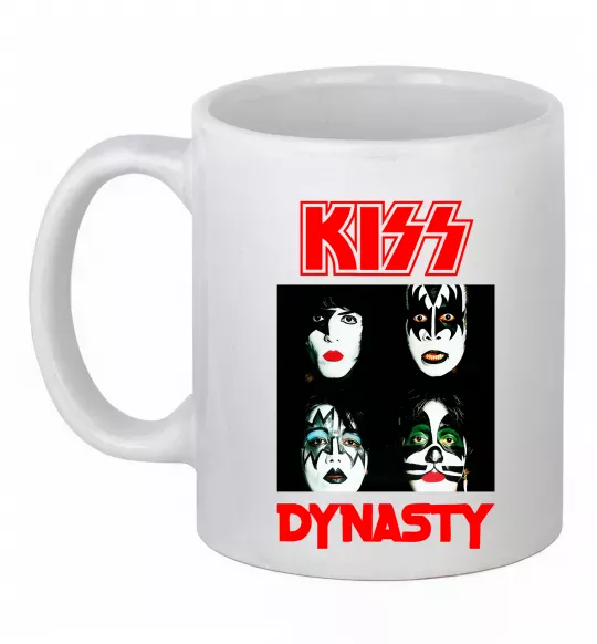 Чашка керамическая Kiss dynasty Белый фото