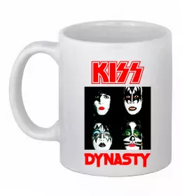 Чашка керамічна Kiss dynasty Білий фото