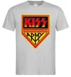 Мужская футболка Kiss army Серый фото