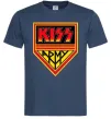 Мужская футболка Kiss army Темно-синий фото