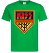 Мужская футболка Kiss army Зеленый фото