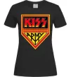 Женская футболка Kiss army Черный фото